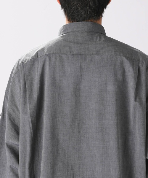 niko and（ニコアンド）の「ワイドターンナップ7分袖シャツ（シャツ
