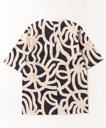 marimekko 花柄チュニック ブラウス　ネイビー×ホワイト org.jpg