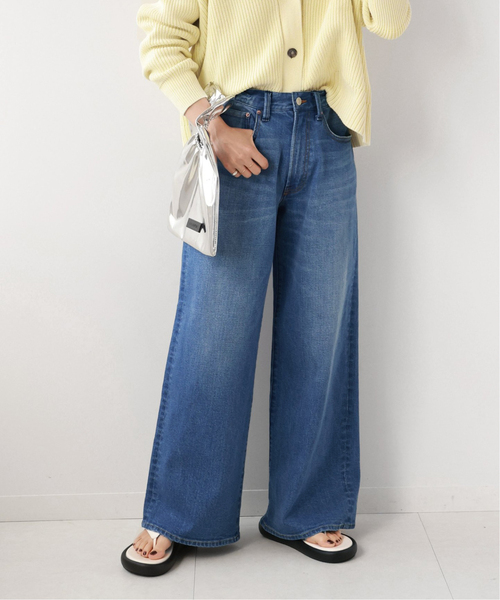 JOURNAL STANDARD relume（ジャーナルスタンダード　レリューム）の「《追加》ワイドデニム（デニムパンツ・レディース・ネイビー/ブルー系その他・36/38）」の2枚目の写真