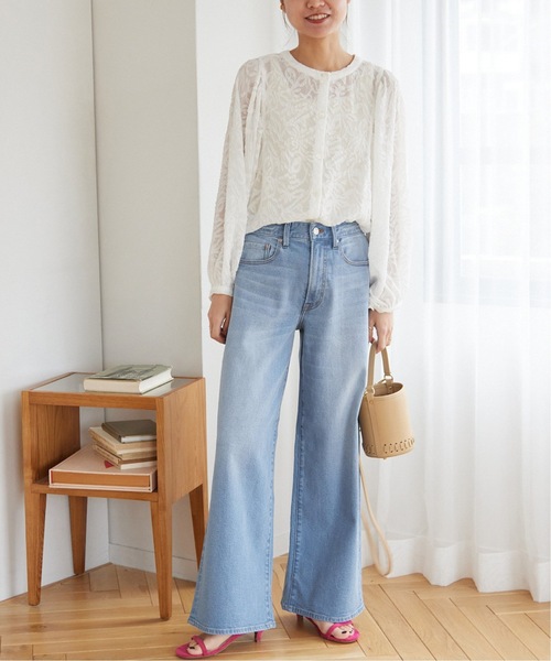 JOURNAL STANDARD relume（ジャーナルスタンダード　レリューム）の「《追加》ワイドデニム（デニムパンツ・レディース・ネイビー/ブルー系その他・36/38）」の22枚目の写真