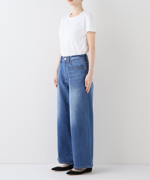 JOURNAL STANDARD relume（ジャーナルスタンダード　レリューム）の「《追加》ワイドデニム（デニムパンツ・レディース・ネイビー/ブルー系その他・36/38）」の4枚目の写真