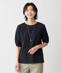 【WEB限定カラーあり・抗菌消臭・吸水速乾】サッカージャージー ボリュームスリーブ カットソー