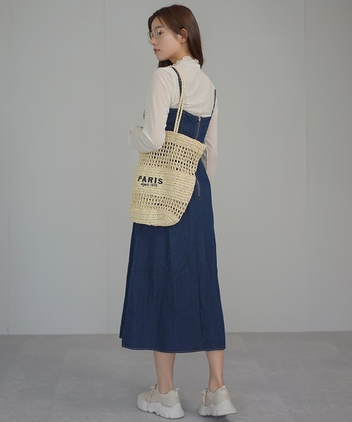 Auntie Rosa（アンティローザ）の「ロングデニムキャミ