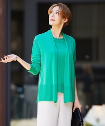 ICB（アイシービー）の「【接触冷感・洗える】PINION ショートカーディガン（カーディガン/ボレロ）」