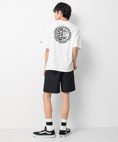 KANGOL KIDS(カンゴールキッズ)の「KANGOL 別注INTERNATIONALビッグTシャツ(Tシャツ/カットソー・キッズ・オフホワイト/ブラック/チャコールグレー・130/150/140/120)」の11枚目の写真