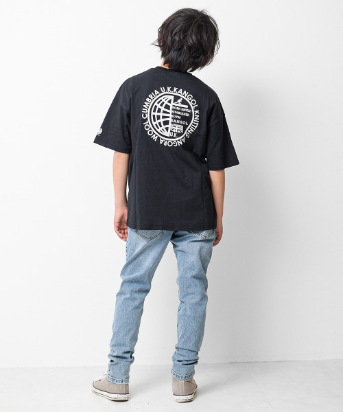 KANGOL KIDS(カンゴールキッズ)の「KANGOL 別注INTERNATIONALビッグTシャツ(Tシャツ/カットソー・キッズ・オフホワイト/ブラック/チャコールグレー・130/150/140/120)」の8枚目の写真