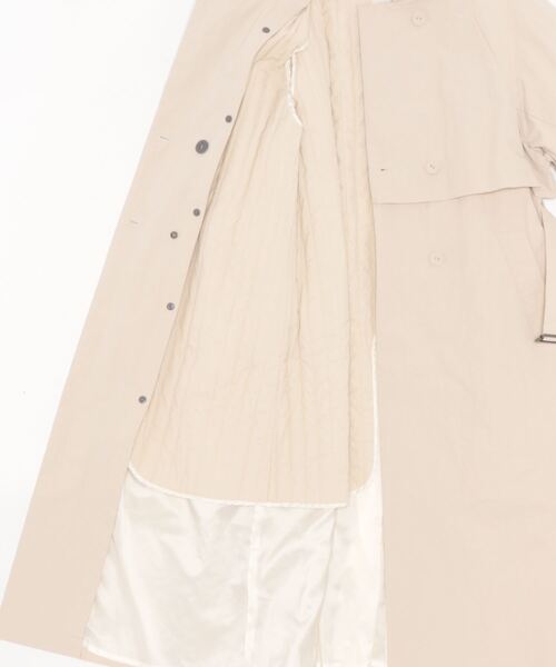 nota(ノータ)の「ライナー付きトレンチコート(その他アウター・レディース・ベージュ/ライトグレー・FREE)」の5枚目の写真
