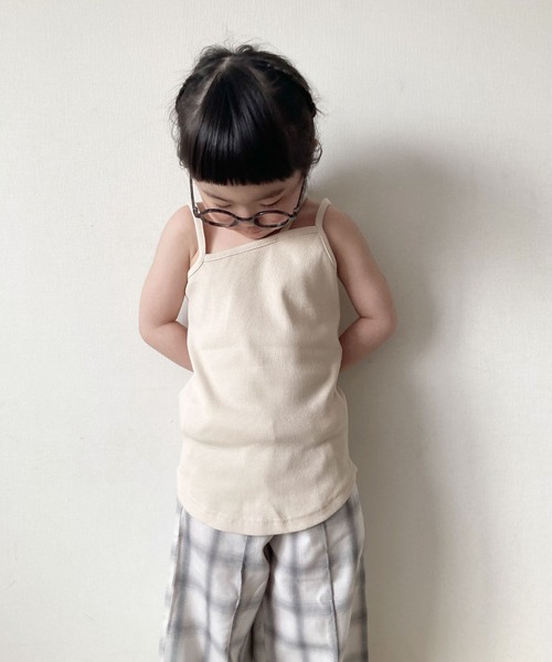 CIAOPANIC TYPY(チャオパニックティピー)の「【KIDS】アシメデザイン3ストラップタンク(タンクトップ・キッズ・ベージュ/チャコールグレー・SMALL/MEDIUM/LARGE/X-LARGE/XX-LARGE)」の18枚目の写真
