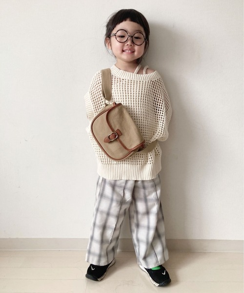 CIAOPANIC TYPY(チャオパニックティピー)の「【KIDS】アシメデザイン3ストラップタンク(タンクトップ・キッズ・ベージュ/チャコールグレー・SMALL/MEDIUM/LARGE/X-LARGE/XX-LARGE)」の19枚目の写真