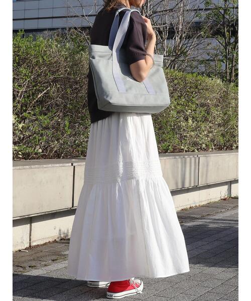 BEVERLY HILLS POLO CLUB（ビバリーヒルズポロクラブ）の「B.H POLO CLUB キャンバストートBAG（トートバッグ・レディース・グレー/ネイビー・FREE）」の13枚目の写真