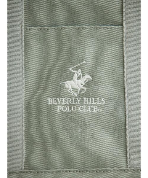 BEVERLY HILLS POLO CLUB（ビバリーヒルズポロクラブ）の「B.H POLO CLUB キャンバストートBAG（トートバッグ・レディース・グレー/ネイビー・FREE）」の14枚目の写真