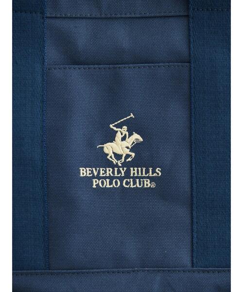 BEVERLY HILLS POLO CLUB（ビバリーヒルズポロクラブ）の「B.H POLO CLUB キャンバストートBAG（トートバッグ・レディース・グレー/ネイビー・FREE）」の15枚目の写真