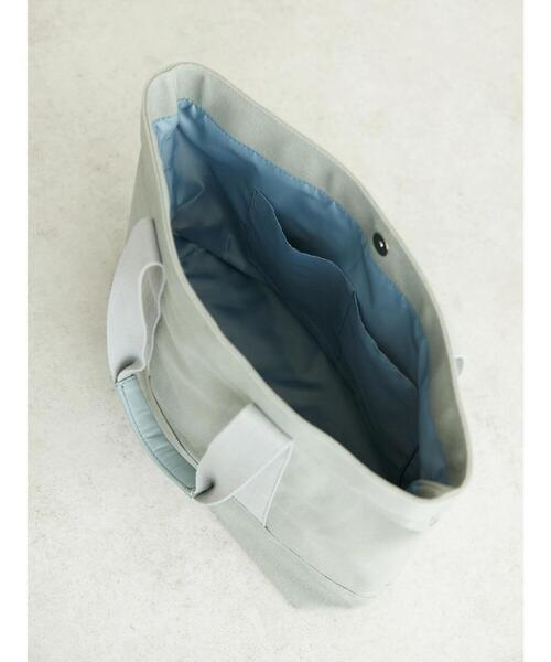 BEVERLY HILLS POLO CLUB（ビバリーヒルズポロクラブ）の「B.H POLO CLUB キャンバストートBAG（トートバッグ・レディース・グレー/ネイビー・FREE）」の17枚目の写真