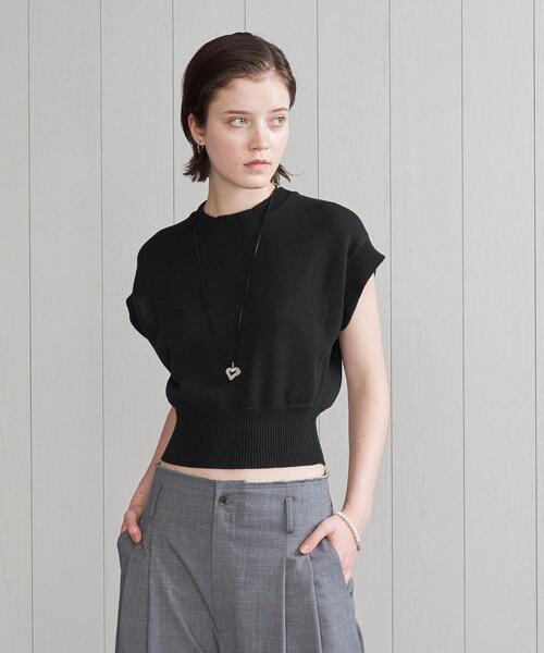 H BEAUTY & YOUTH ニットベスト BEAUTY&YOUTH UNITED ARROWS - H BEAUTY&YOUTH ウールラメ