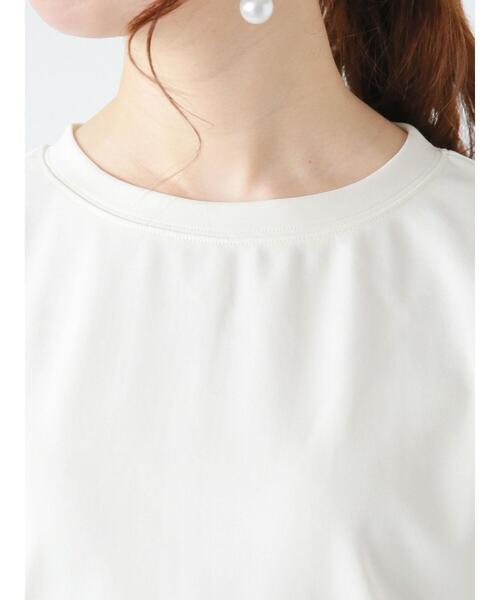 Te chichi（テチチ）の「【スタイル美人カットソー】シアースリーブカットソー（Tシャツ/カットソー・レディース・チャコールグレー/オフホワイト/ブルー・ﾌﾘ-）」の20枚目の写真