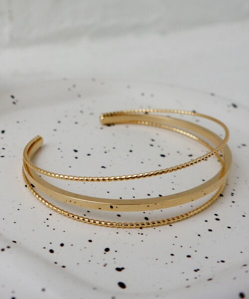 重ね付け風バングル（バングル/リストバンド）｜Tiaclasse（ティア