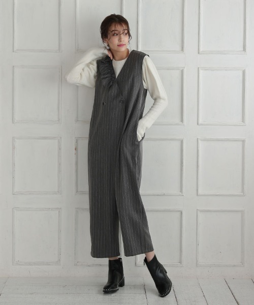 DONOBAN（ドノバン）の「マシュマロタッチパフスリーブニット（ニット/セーター・レディース・グレー/ブルー/ベージュ/ピンク/ブラック/アイボリー・F）」の13枚目の写真