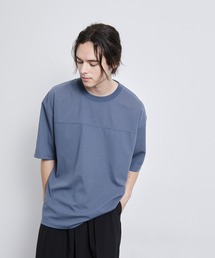 【 イージーケア 】シルキーフェイスハーフスリーブTシャツ