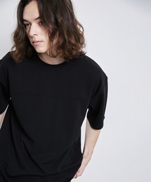 【 イージーケア 】シルキーフェイスハーフスリーブTシャツ