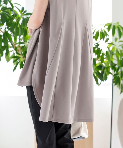 Tiaclasse(ティアクラッセ)の「【洗える】カットツイルセットアップ(2点セット)(セットアップ・レディース・ブルー/ベージュ/ブラック・L/M)」の19枚目の写真