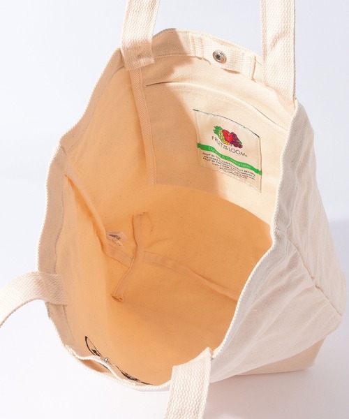 FRUIT OF THE LOOM（フルーツオブザルーム）の「CLASSIC EMB TOTE BAG（トートバッグ・メンズ・カーキ/ブラック/オフホワイト/レンガ/ベージュ・FREE）」の17枚目の写真
