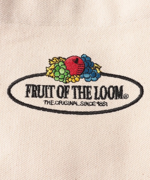 FRUIT OF THE LOOM（フルーツオブザルーム）の「CLASSIC EMB TOTE BAG（トートバッグ・メンズ・カーキ/ブラック/オフホワイト/レンガ/ベージュ・FREE）」の19枚目の写真