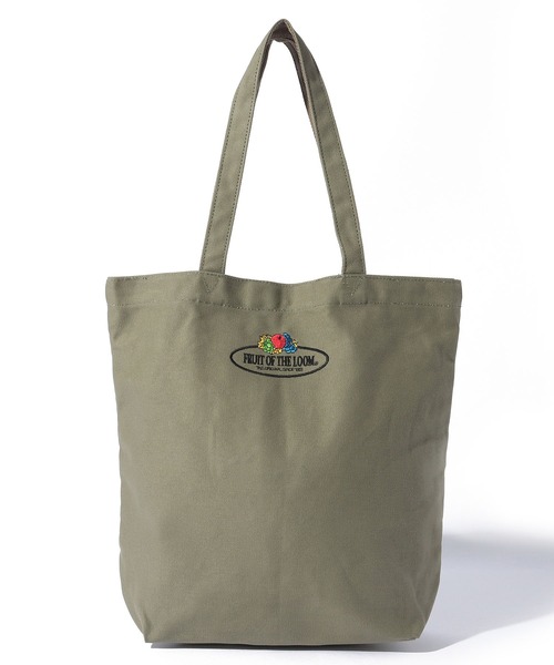 FRUIT OF THE LOOM（フルーツオブザルーム）の「CLASSIC EMB TOTE BAG（トートバッグ・メンズ・カーキ/ブラック/オフホワイト/レンガ/ベージュ・FREE）」の13枚目の写真