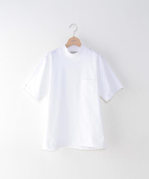 Steven Alan（スティーブンアラン）の「＜steven alan＞ TURKEY CTN LOOSE MOCK/ｶｯﾄｿｰ◆（Tシャツ/カットソー・メンズ・ホワイト/グレー/ネイビー/ナチュラル・LARGE/X-LARGE/MEDIUM/SMALL）」の2枚目の写真