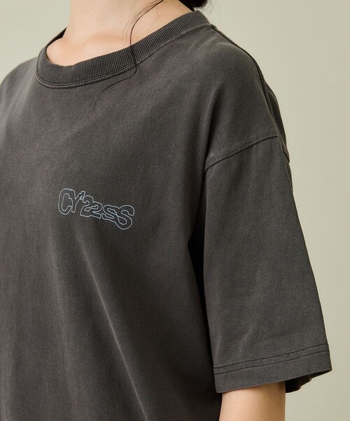Cycle By Myob(サイクル バイ エムワイオービー)の「【Cycle/サイクル】コスミックスパイラルTEE(Tシャツ/カットソー・レディース・ホワイト/ブラック・SMALL)」の8枚目の写真