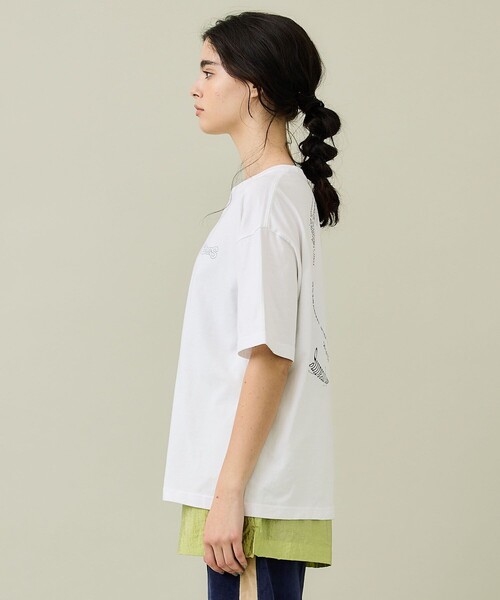 Cycle By Myob(サイクル バイ エムワイオービー)の「【Cycle/サイクル】コスミックスパイラルTEE(Tシャツ/カットソー・レディース・ホワイト/ブラック・SMALL)」の13枚目の写真
