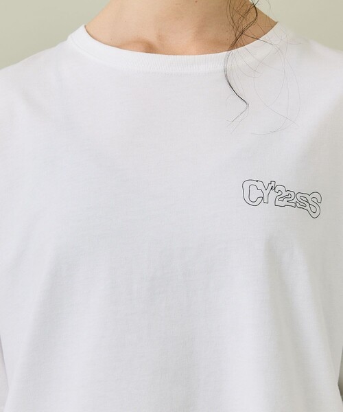 Cycle By Myob(サイクル バイ エムワイオービー)の「【Cycle/サイクル】コスミックスパイラルTEE(Tシャツ/カットソー・レディース・ホワイト/ブラック・SMALL)」の15枚目の写真