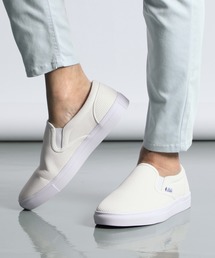 The DUFFER of ST.GEORGE | FAKE LEATHER SLIP-ON：フェイクレザー スリッポン(スニーカー)