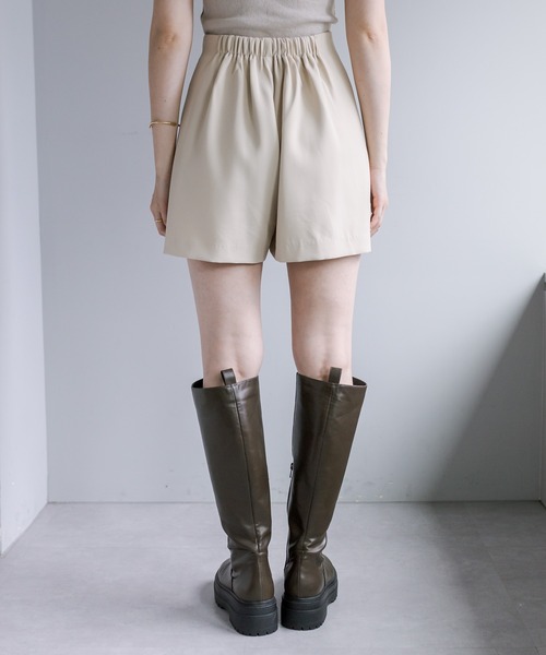 mystic（ミスティック）の「ミニスカパン（スカート・レディース・ブラック/チャコールグレー/アイボリー・0/1/2）」の19枚目の写真