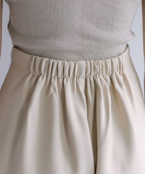 mystic（ミスティック）の「ミニスカパン（スカート・レディース・ブラック/チャコールグレー/アイボリー・0/1/2）」の4枚目の写真