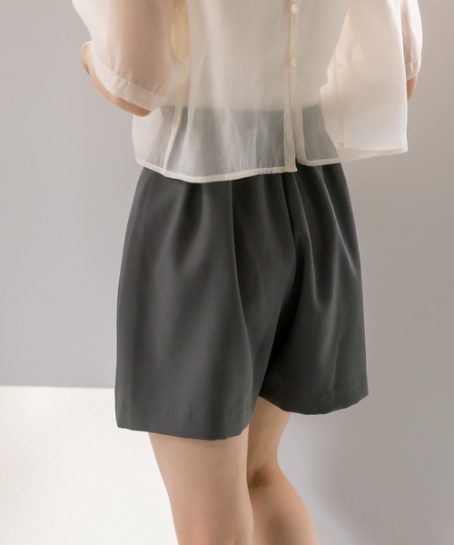 mystic（ミスティック）の「ミニスカパン（スカート・レディース・ブラック/チャコールグレー/アイボリー・0/1/2）」の15枚目の写真