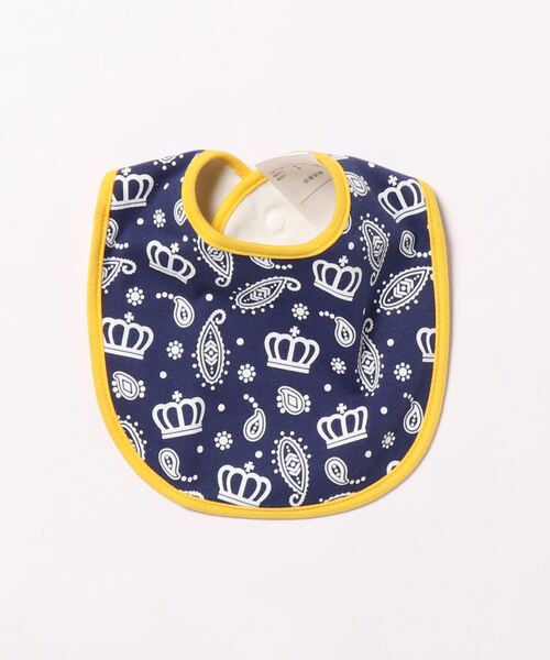 BABYDOLL（ベビードール）の「リバーシブルスタイ 8613（スタイ/よだれかけ・キッズ・ネイビー/ベージュ/ホワイト/オレンジ系9/オレンジ/グリーン系その他7/レッド/ターコイズブルー/ブラック/ベビーピンク/パープル/ピンク系その他7/ピンク/ブルー系その他/サーモンピンク/オフホワイト/サックスブルー/ホワイト系その他・ONE SIZE）」の7枚目の写真