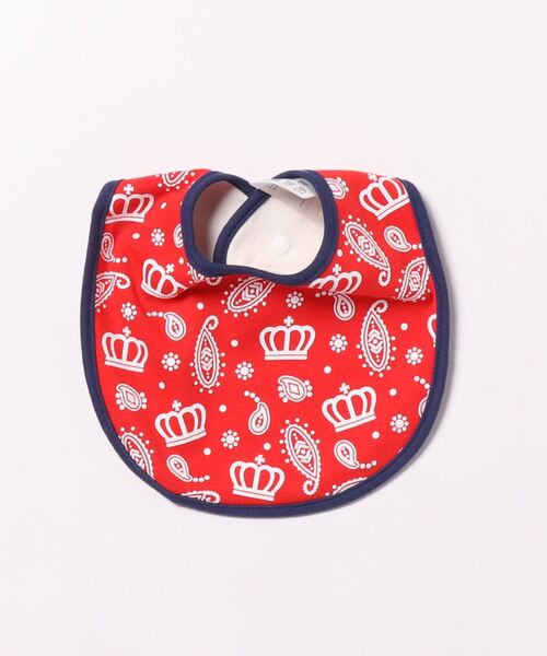 BABYDOLL（ベビードール）の「リバーシブルスタイ 8613（スタイ/よだれかけ・キッズ・ネイビー/ベージュ/ホワイト/オレンジ系9/オレンジ/グリーン系その他7/レッド/ターコイズブルー/ブラック/ベビーピンク/パープル/ピンク系その他7/ピンク/ブルー系その他/サーモンピンク/オフホワイト/サックスブルー/ホワイト系その他・ONE SIZE）」の16枚目の写真