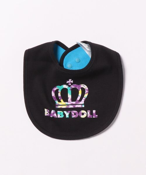 BABYDOLL（ベビードール）の「リバーシブルスタイ 8613（スタイ/よだれかけ・キッズ・ネイビー/ベージュ/ホワイト/オレンジ系9/オレンジ/グリーン系その他7/レッド/ターコイズブルー/ブラック/ベビーピンク/パープル/ピンク系その他7/ピンク/ブルー系その他/サーモンピンク/オフホワイト/サックスブルー/ホワイト系その他・ONE SIZE）」の9枚目の写真