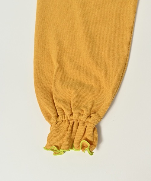 HOGAN RANCH WEAR(ホーガンランチウエア)の「パイルダブルフリルカットソー(80~150cm)(Tシャツ/カットソー・キッズ・ピンク/イエロー/ライトブルー/グレー・120/80/110/130/100/140/90/150)」の15枚目の写真