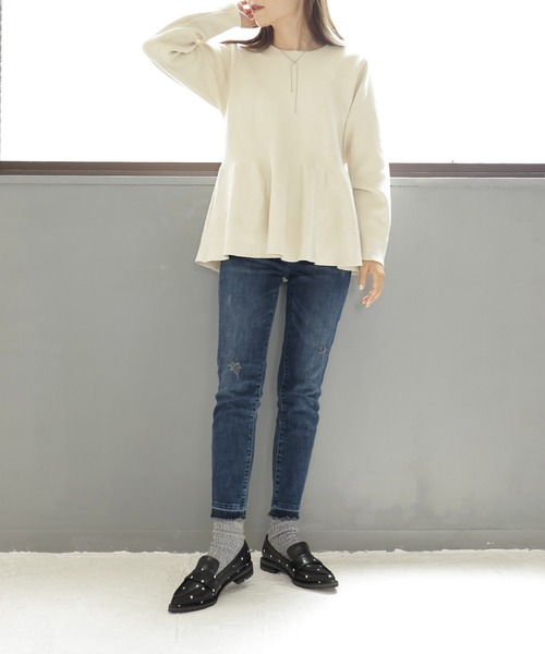 SESTO（セスト）の「ドット柄ポインテッドトゥローファー（ローファー・レディース・ブラック・22.5cm/23.0cm/23.5cm/24.0cm/24.5cm/25.0cm）」の19枚目の写真