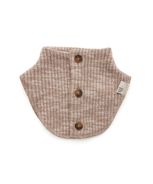 MAKE YOUR DAY（メイクユアデイ）の「ニットソーネックウォーマー（ネックウォーマー/スヌード・キッズ・グリーン/ブラウン/ブラック/レンガ・S/M/L）」の3枚目の写真