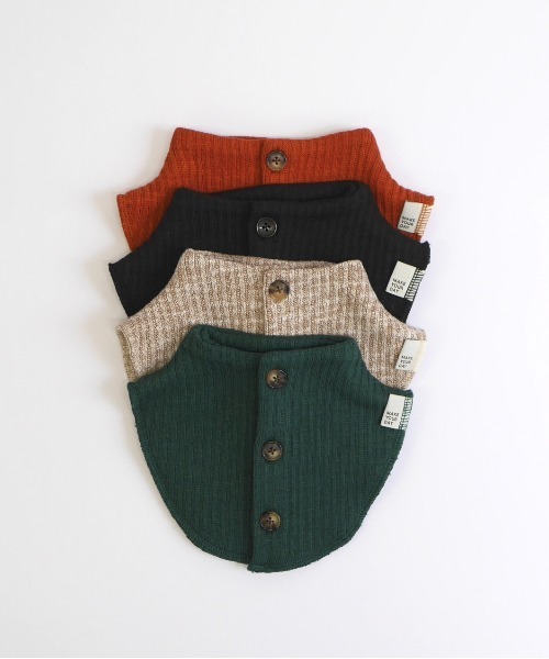 MAKE YOUR DAY（メイクユアデイ）の「ニットソーネックウォーマー（ネックウォーマー/スヌード・キッズ・グリーン/ブラウン/ブラック/レンガ・S/M/L）」の16枚目の写真