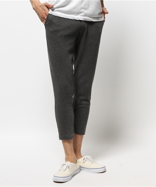 WEGO（ウィゴー）の「WEGO/ダブルフェイスアンクルトラウザー（その他パンツ・メンズ・グレー/ダークグレー・MEDIUM/LARGE）」の2枚目の写真
