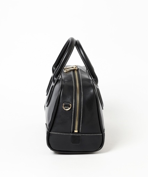 BAYFLOW（ベイフロー）の「ロゴテープ横長ボストン（ボストンバッグ・レディース・シルバー/ブラック/イエロー・FREE）」の5枚目の写真