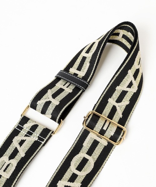 BAYFLOW（ベイフロー）の「ロゴテープ横長ボストン（ボストンバッグ・レディース・シルバー/ブラック/イエロー・FREE）」の14枚目の写真