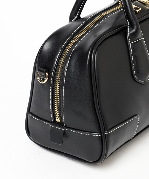 BAYFLOW（ベイフロー）の「ロゴテープ横長ボストン（ボストンバッグ・レディース・シルバー/ブラック/イエロー・FREE）」の15枚目の写真