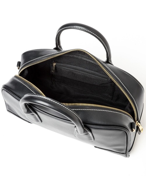 BAYFLOW（ベイフロー）の「ロゴテープ横長ボストン（ボストンバッグ・レディース・シルバー/ブラック/イエロー・FREE）」の17枚目の写真