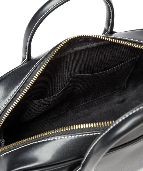 BAYFLOW（ベイフロー）の「ロゴテープ横長ボストン（ボストンバッグ・レディース・シルバー/ブラック/イエロー・FREE）」の18枚目の写真