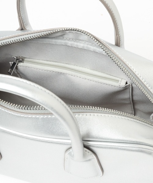 BAYFLOW（ベイフロー）の「ロゴテープ横長ボストン（ボストンバッグ・レディース・シルバー/ブラック/イエロー・FREE）」の19枚目の写真