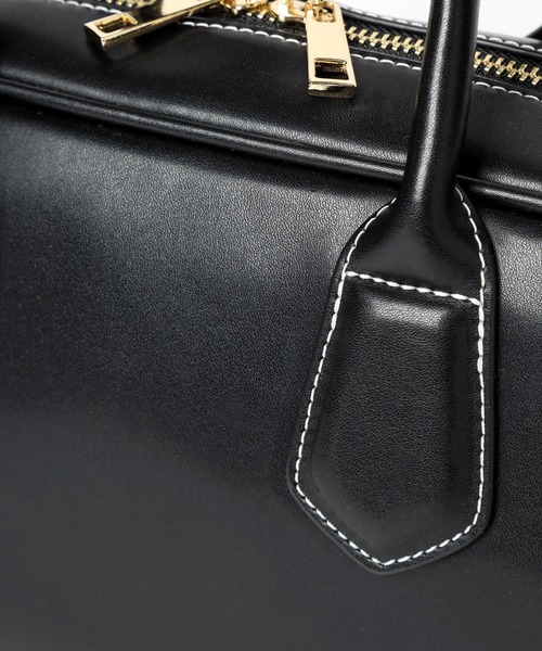 BAYFLOW（ベイフロー）の「ロゴテープ横長ボストン（ボストンバッグ・レディース・シルバー/ブラック/イエロー・FREE）」の22枚目の写真